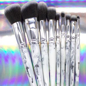BH Cosmetics White Marble Brush Set